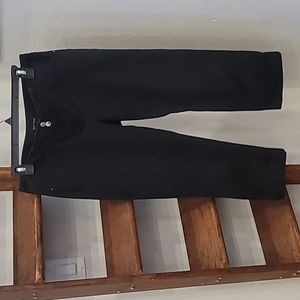 WHBM black slim crop pants